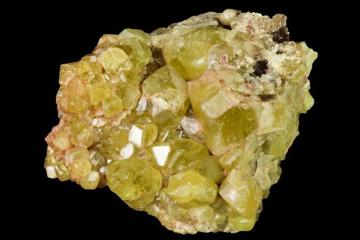 Yellow Topazolite Garnet Cluster - Mexico #169362